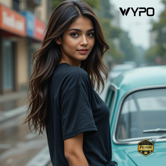 Drop Shoulder Oversized Shirt for Girls – Casual Streetwear Style