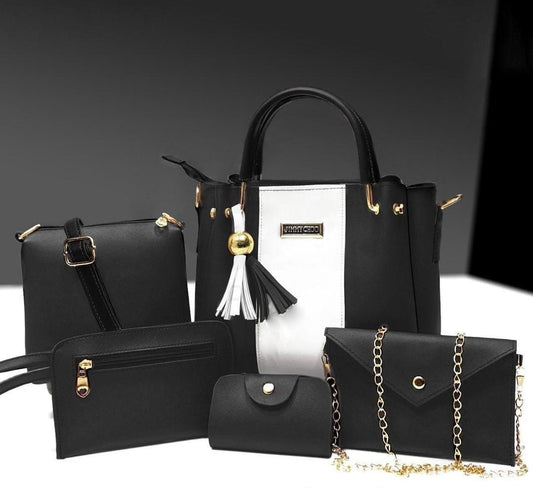 Stylish Women's Leather Hand Bag Set
