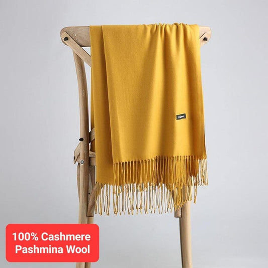 Women's Cashmere Plain Shawl