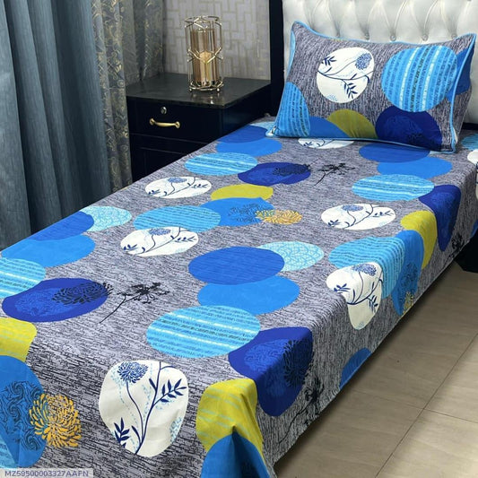 Crystal Cotton Printed Single Bedsheet