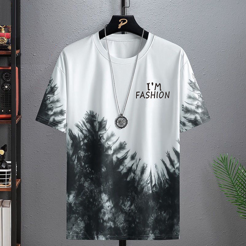 Men's ice silk short-sleeved t-shirt
