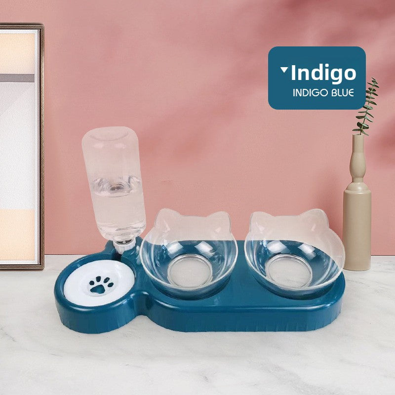 Cat Bowl Automatic Drinking and Feeding Basin