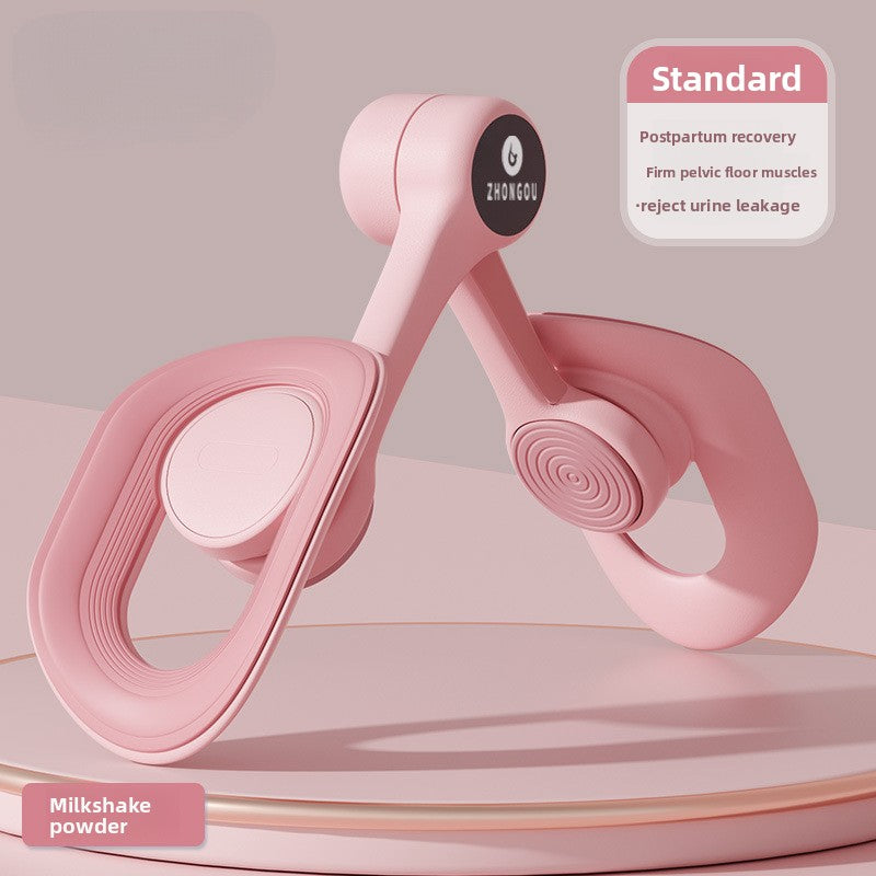 Home leg clamping pelvic floor muscle trainer