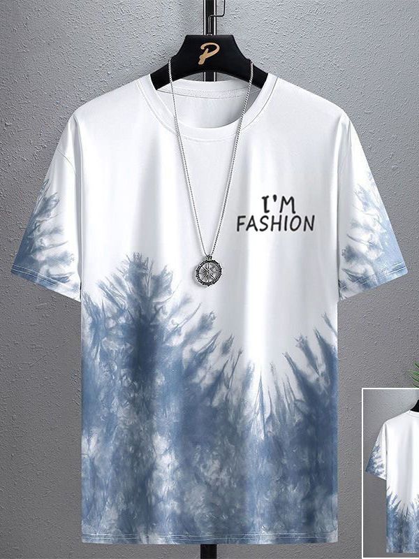 Men's ice silk short-sleeved t-shirt