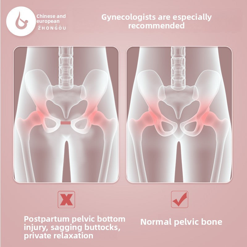 Home leg clamping pelvic floor muscle trainer