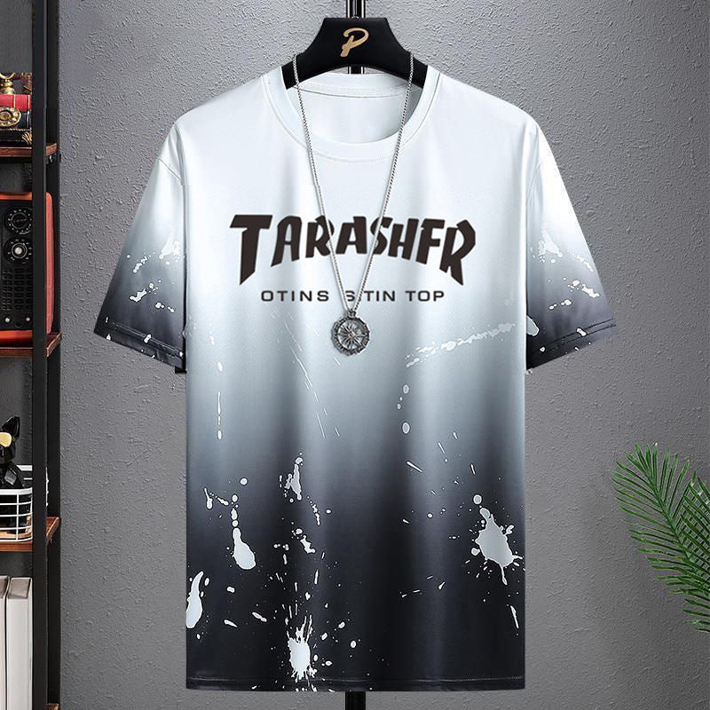 Men's ice silk short-sleeved t-shirt
