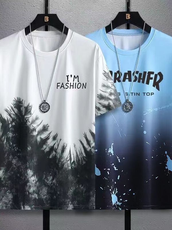 Men's ice silk short-sleeved t-shirt
