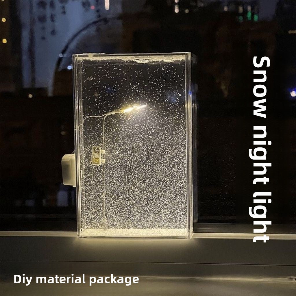 Snowy Night Flowing DIY Nightlight Kit