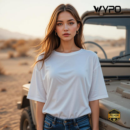 Oversized Drop Shoulder T-Shirtfor Women - Soft,Comfy & Stylish Loose-FitCasual Wear