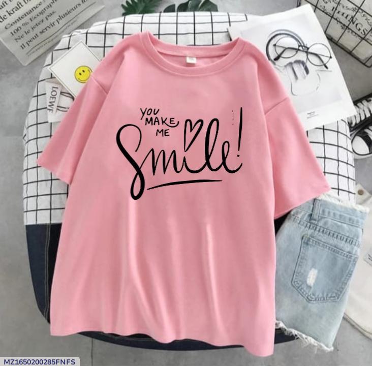 1 Pc Women's Stitched Printed T-Shirt