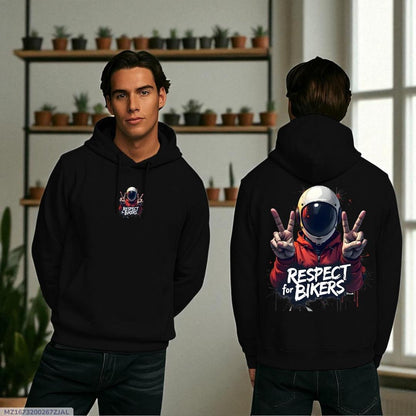 Men's Fleece Printed Hoodie
