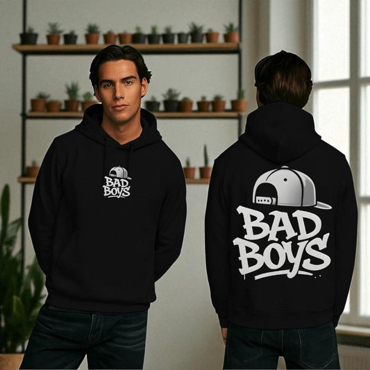 Men's Fleece Printed Hoodie