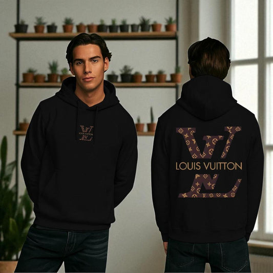 Men's Fleece Printed Hoodie