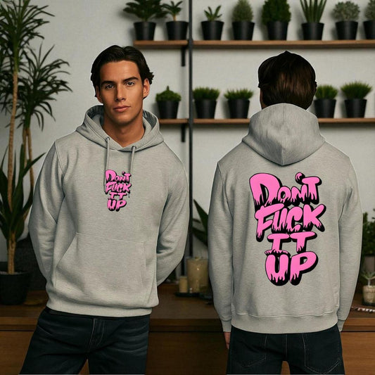 Men's Fleece Printed Hoodie