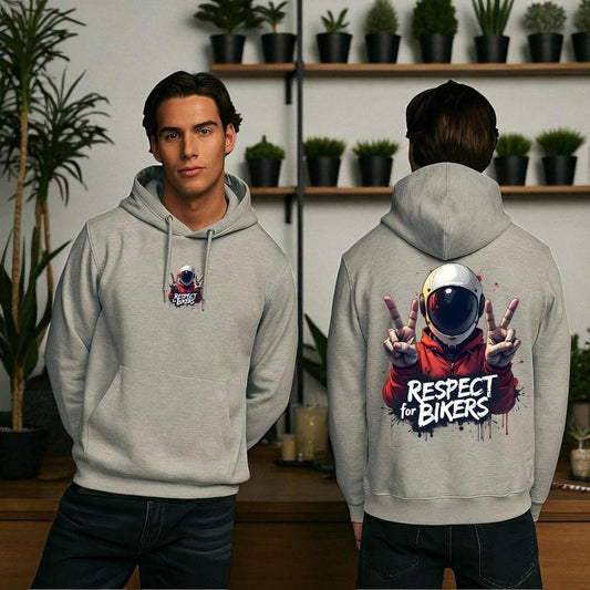 Men's Fleece Printed Hoodie