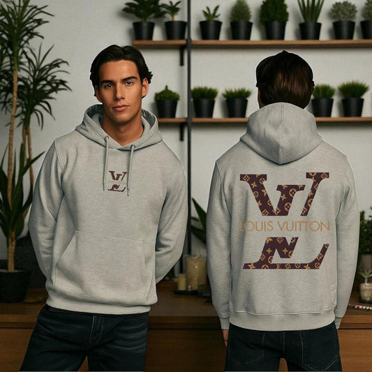 Men's Fleece Printed Hoodie
