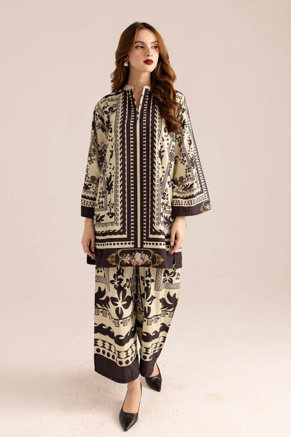 Stylish Women's Stitched Printed Shirt And Trouser