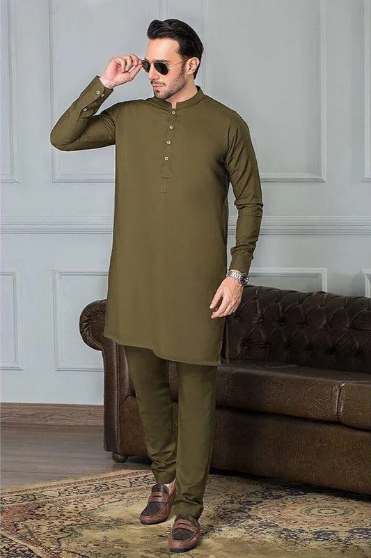 Men's Wash And Wear Plain Suit