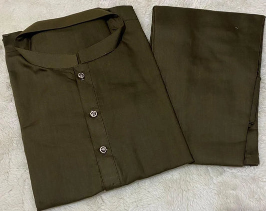 Men's Wash And Wear Plain Suit