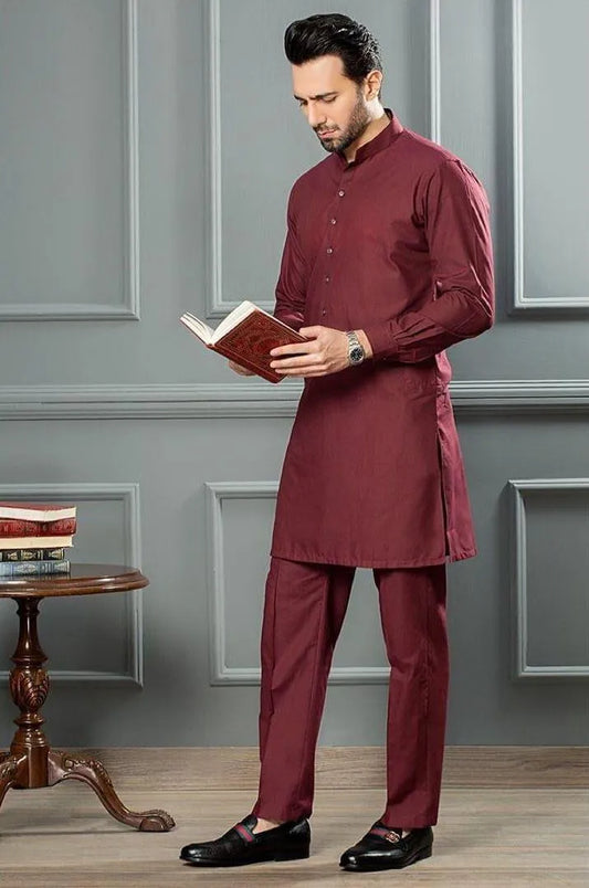 Men's Wash And Wear Plain Suit