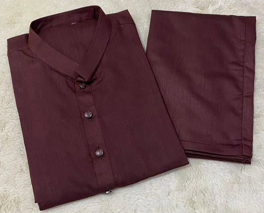 Men's Wash And Wear Plain Suit