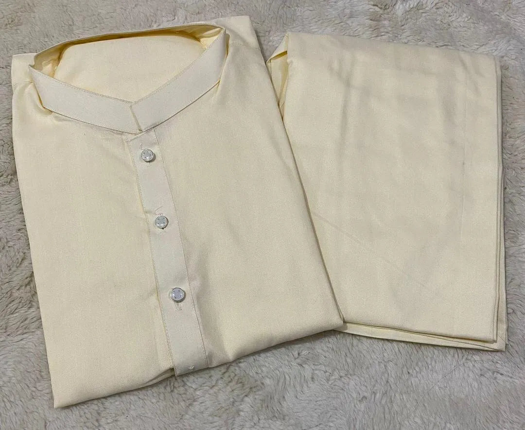 Men's Wash And Wear Plain Suit