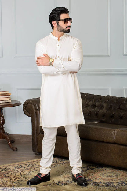 Men's Wash And Wear Plain Suit