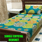 Crystal Cotton Printed Single Bedsheet