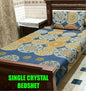 Crystal Cotton Printed Single Bedsheet