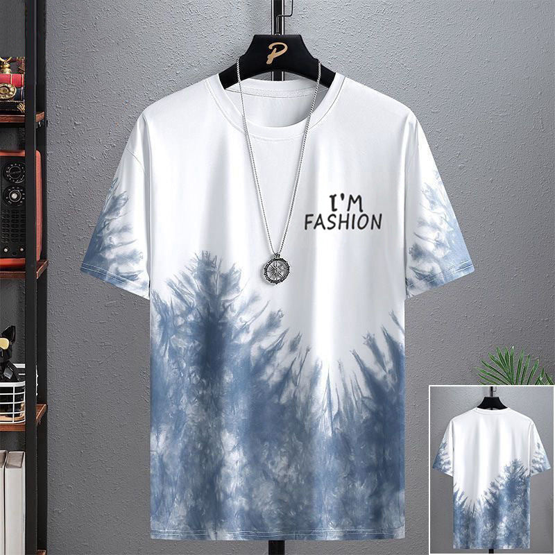 Men's ice silk short-sleeved t-shirt