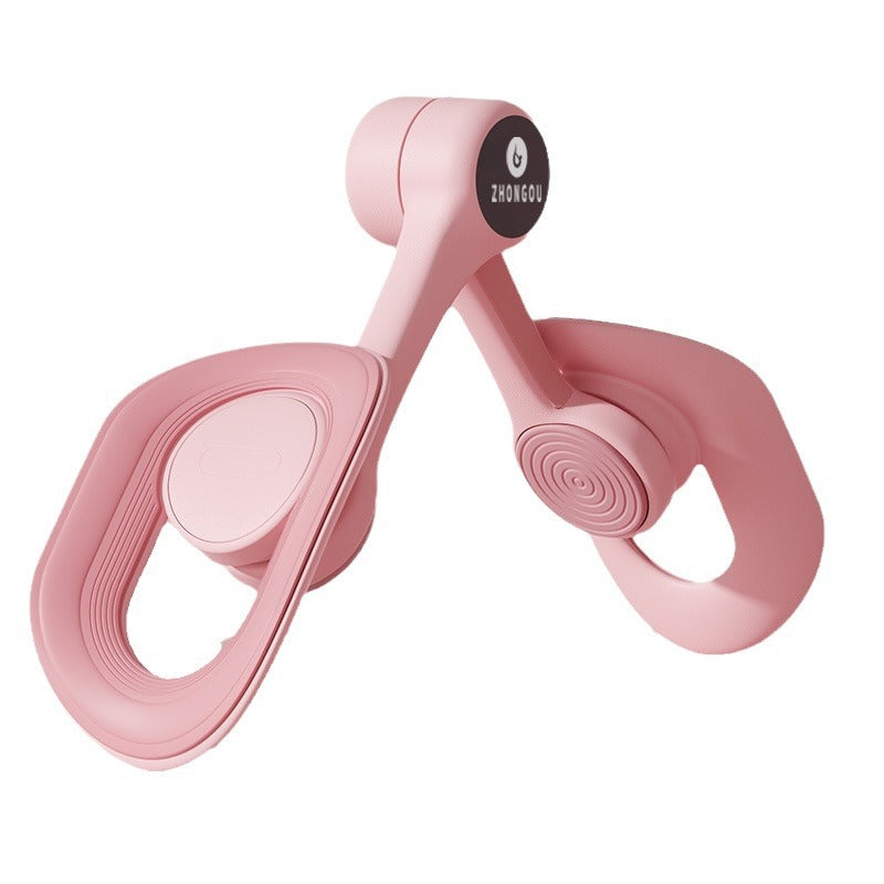 Home leg clamping pelvic floor muscle trainer